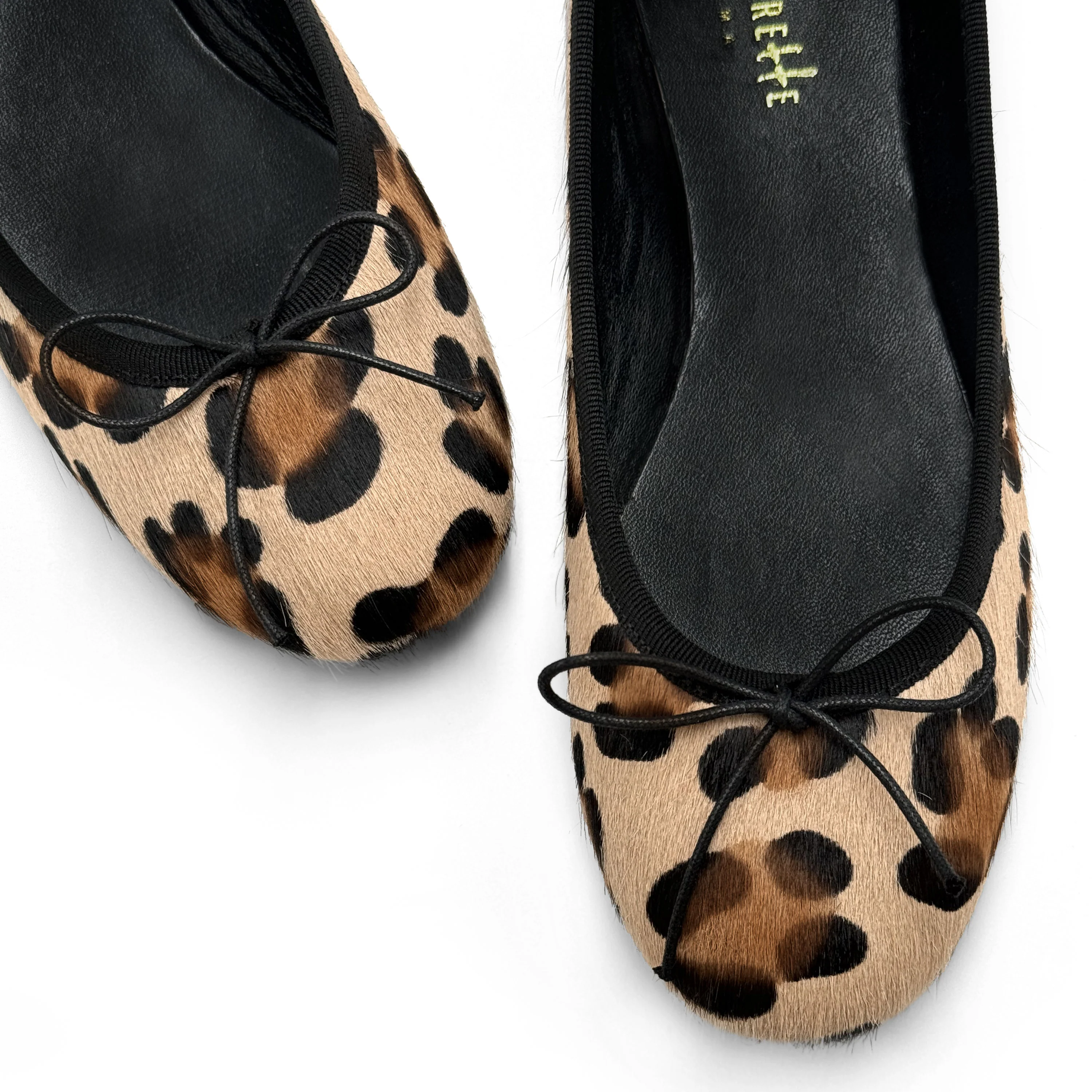 Animalier spotted calf hair ballet flats - Image 4