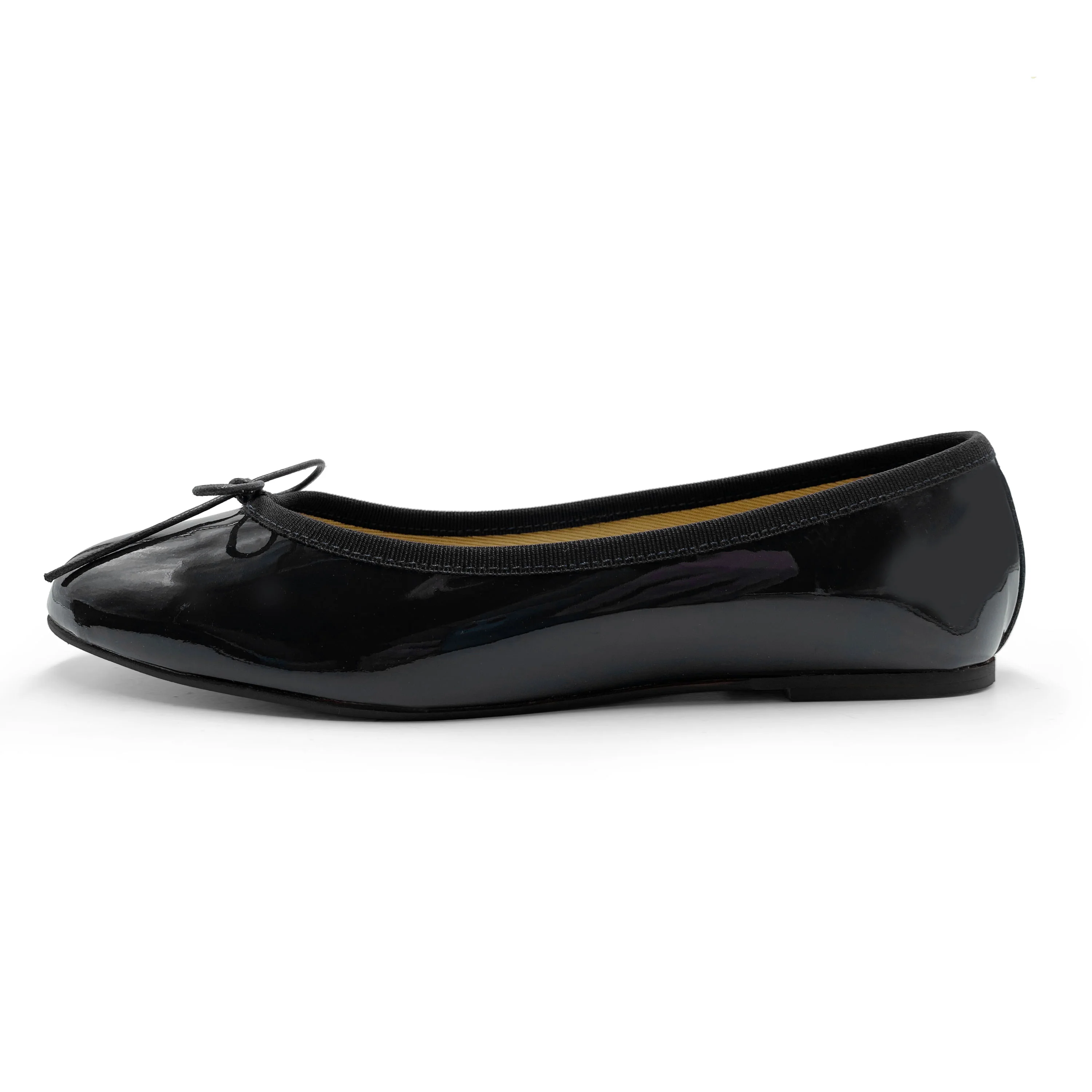 Black patent leather ballet flats - Image 4