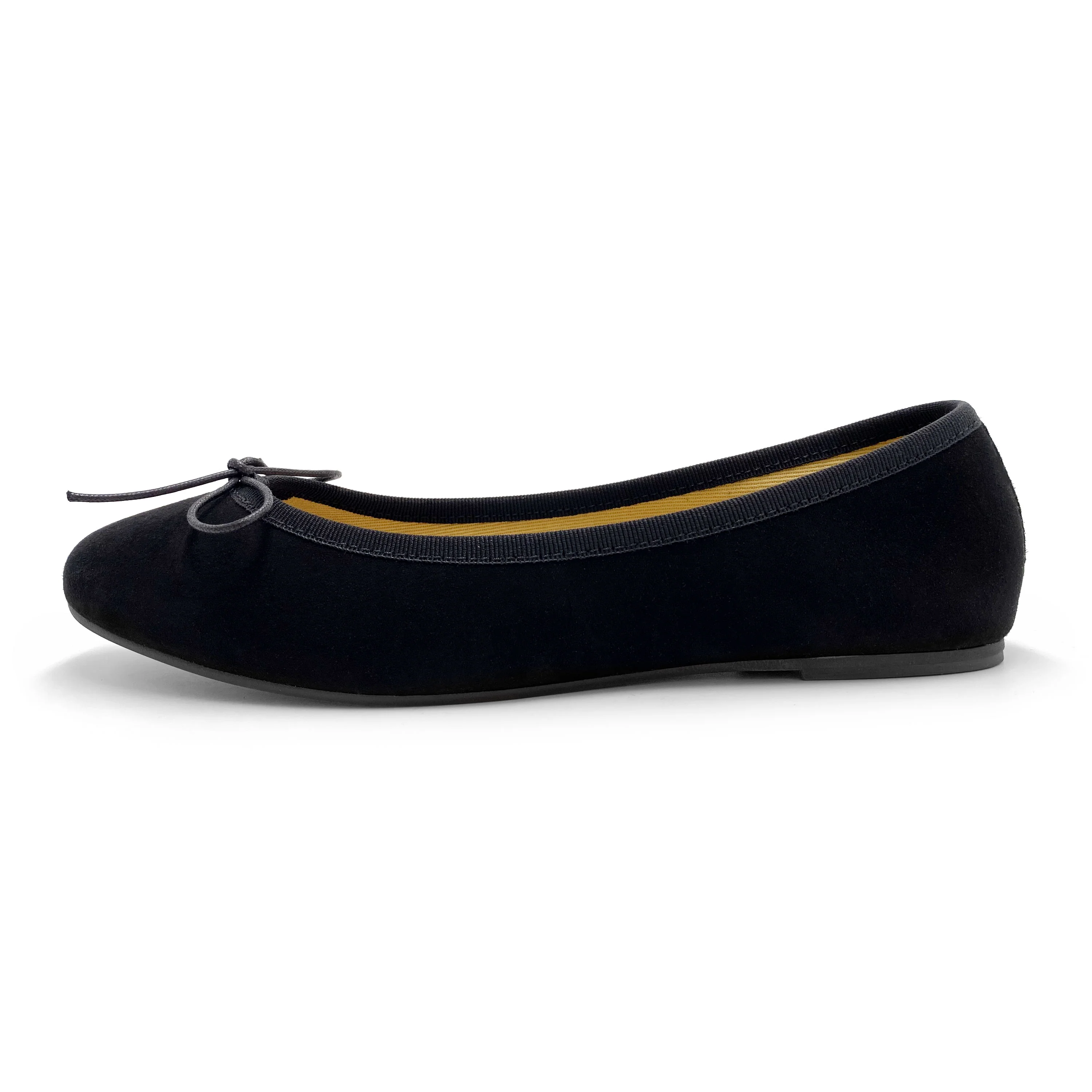Black suede ballet flats - Image 3