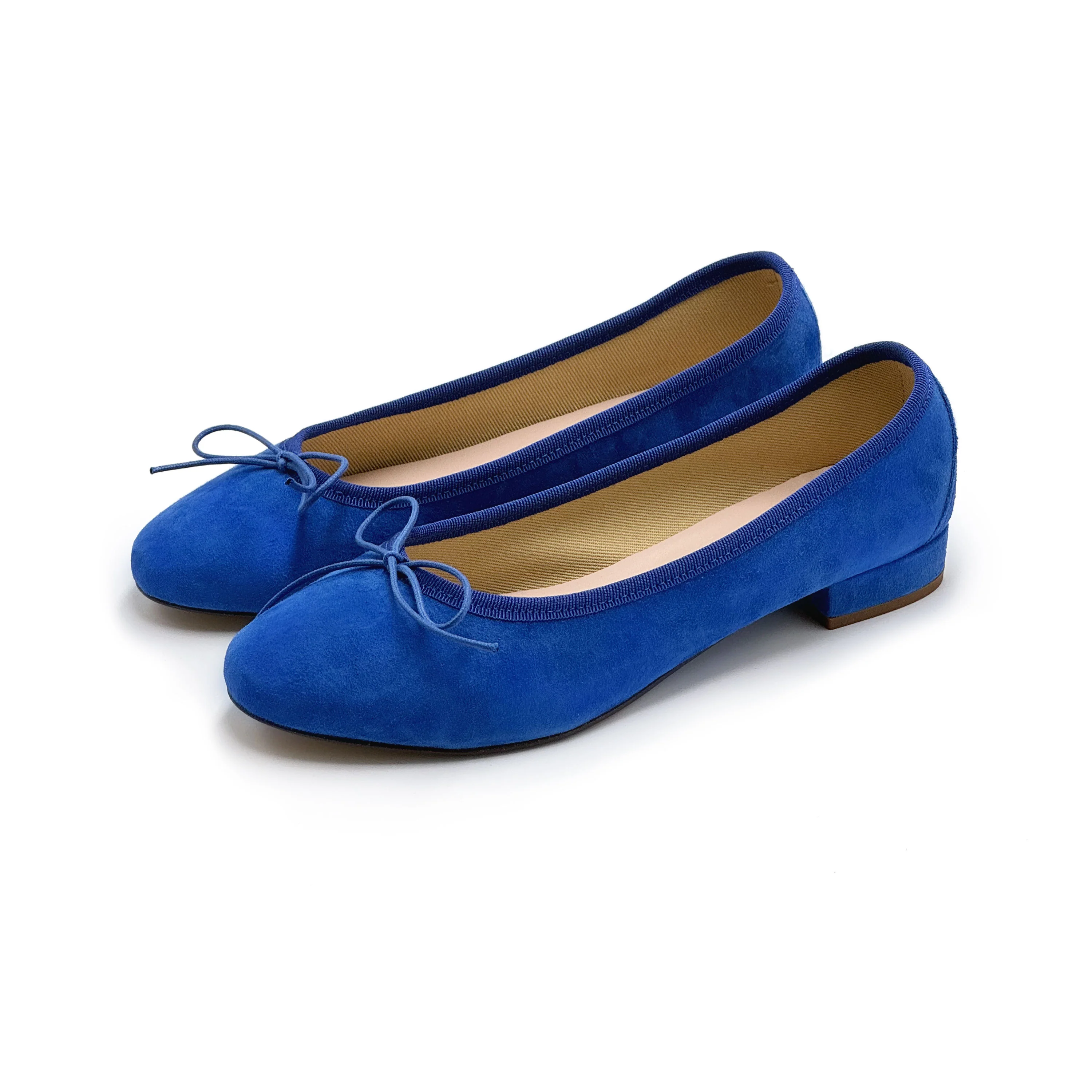Bluette suede medium heel ballet flats - Image 4