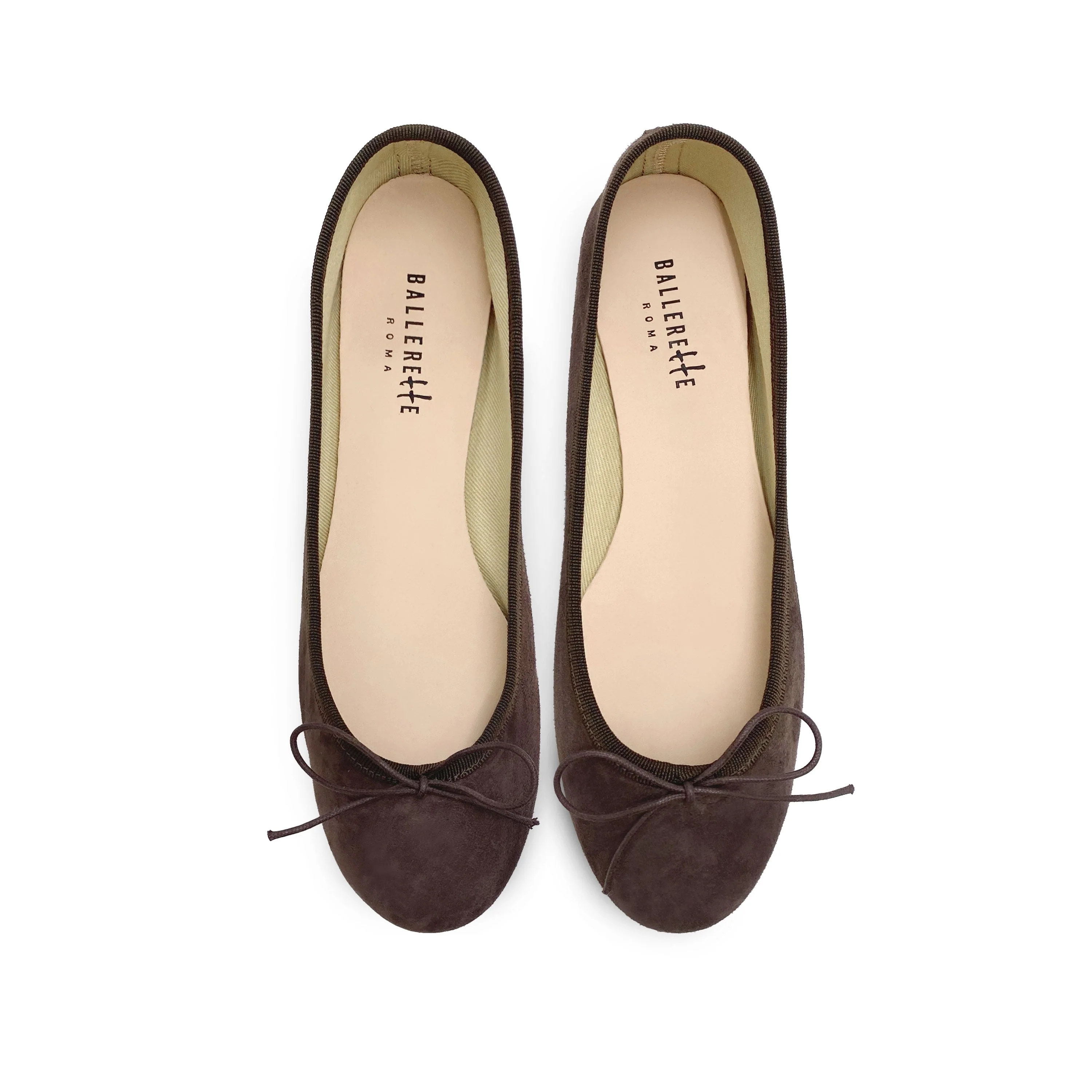 Classic round-toe ballet flats, handcrafted by BallereTTe