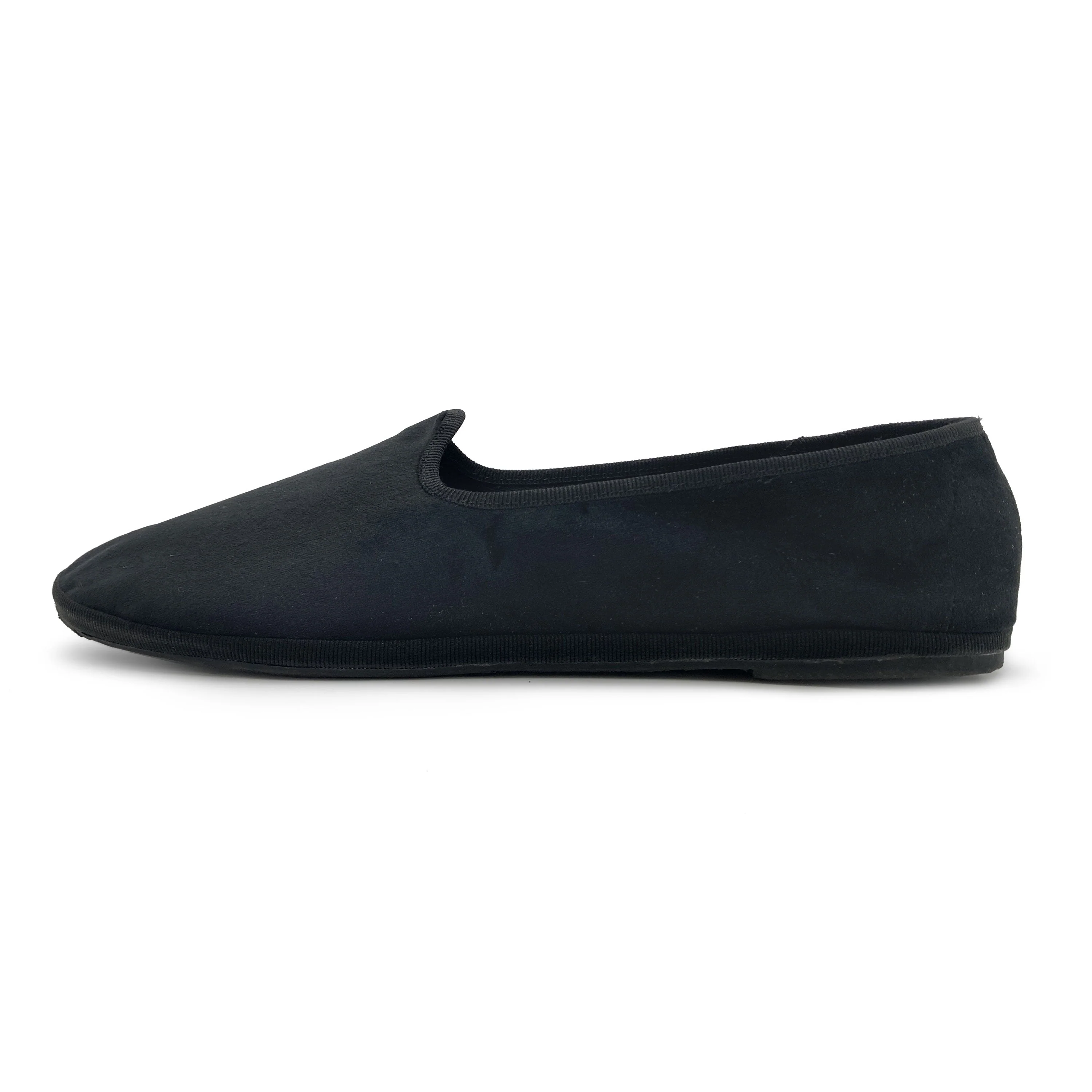 Friulane black velvet slippers - Image 4
