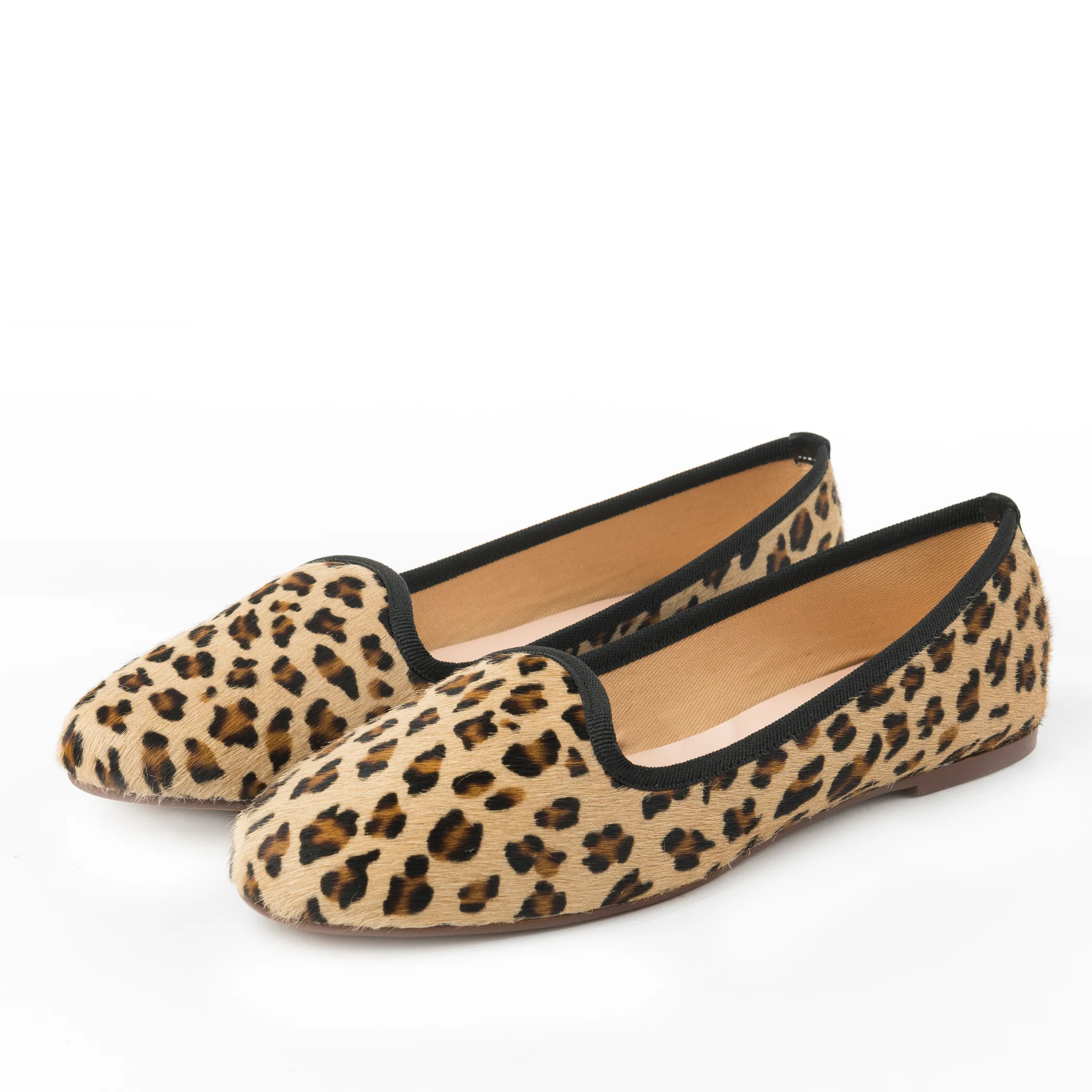 Leopard spotted calf hair women's loafers - Image 2