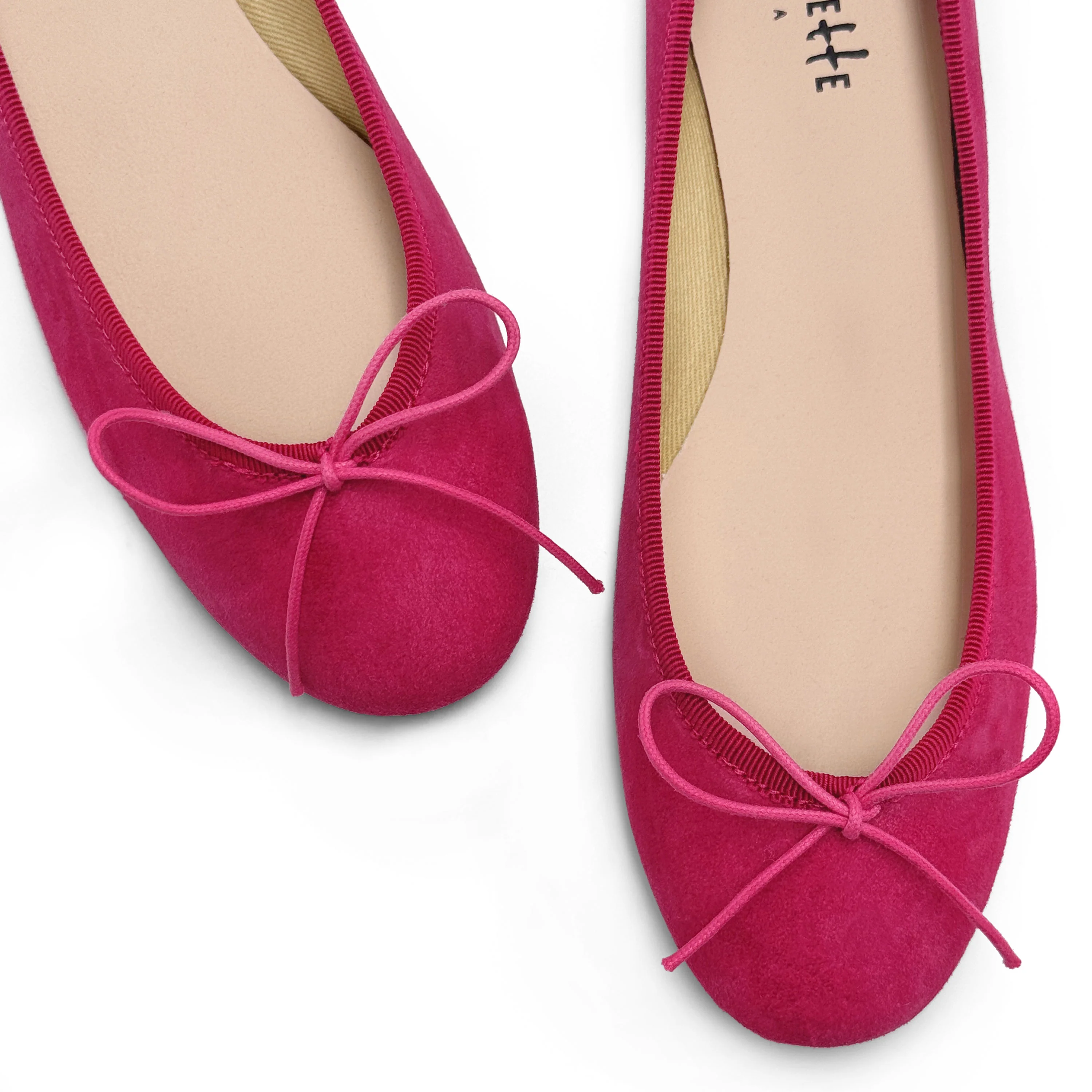 Plum suede ballet flats - Image 4