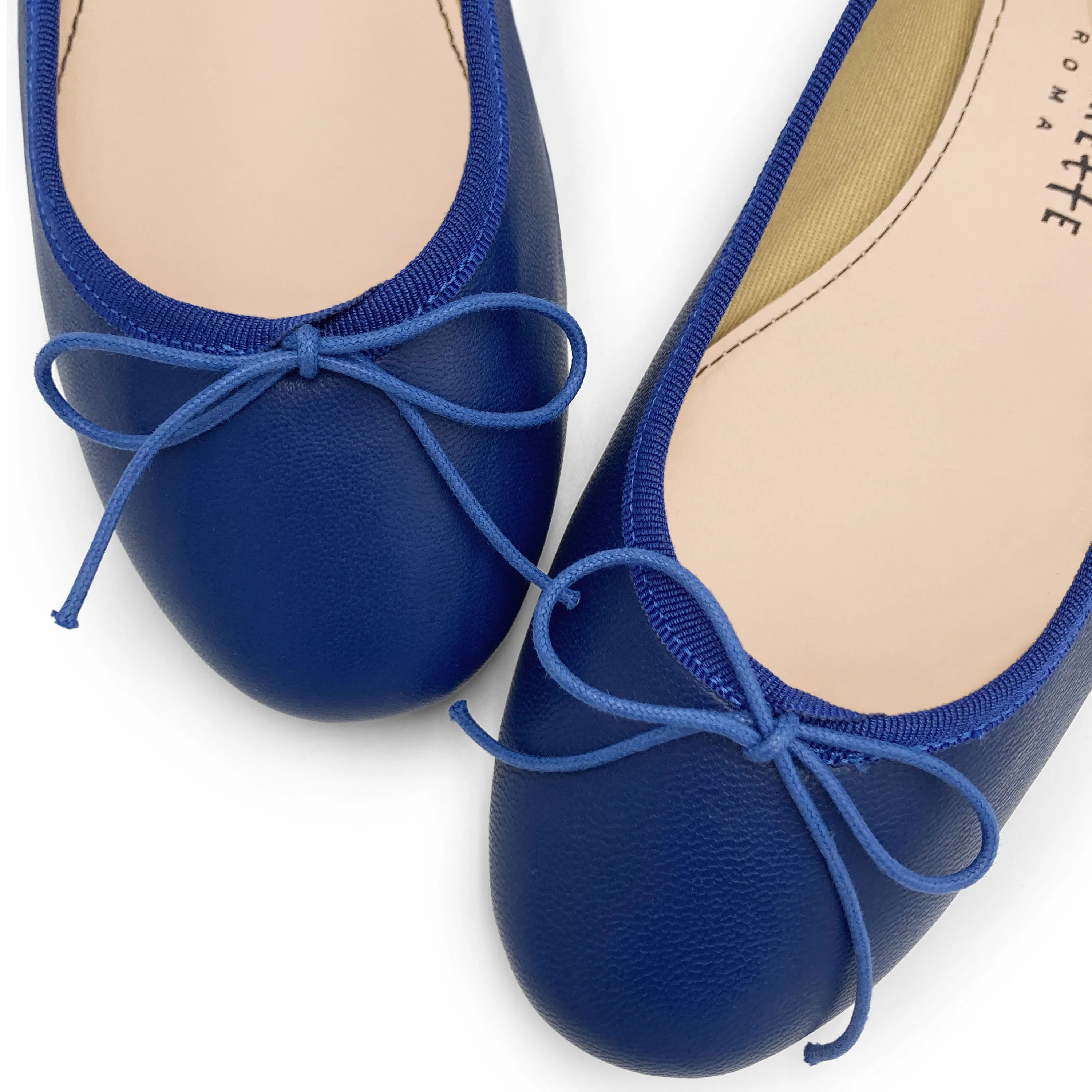 Royal blue leather ballet flat - Image 3