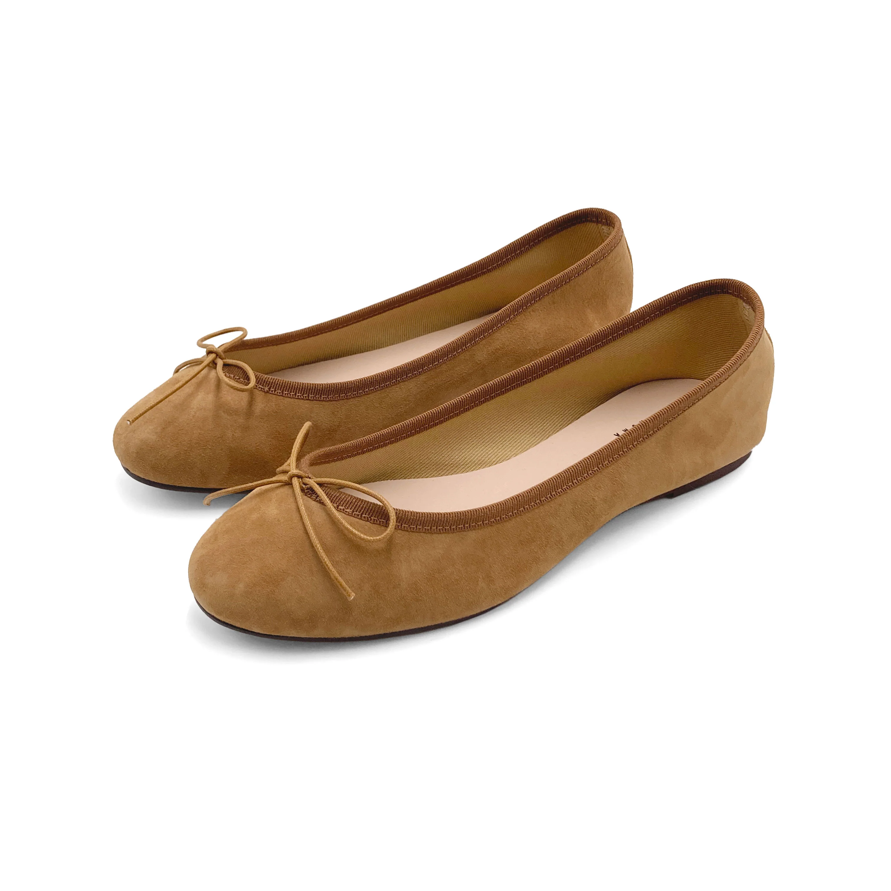 Tan suede ballet flats - Image 4