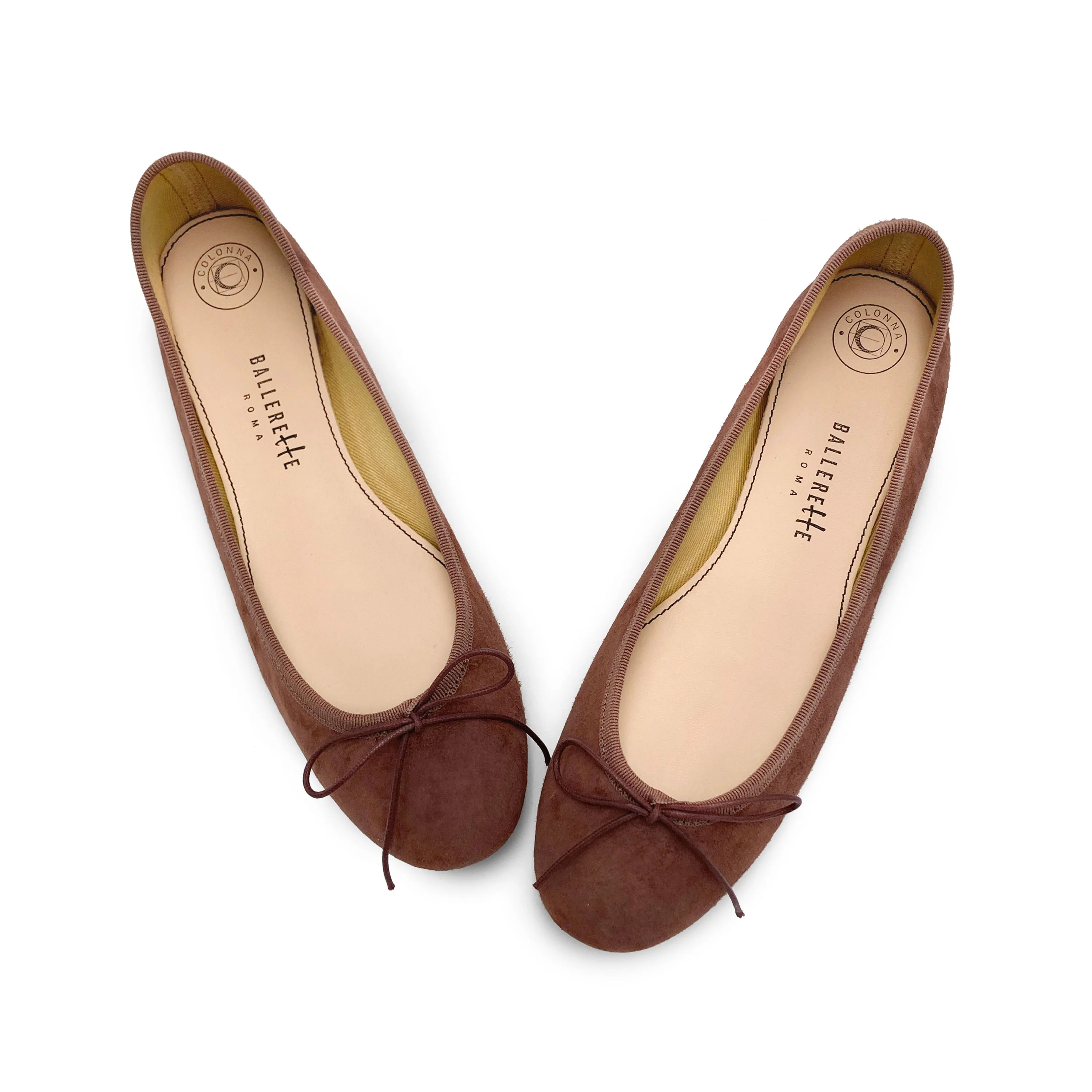 Wine suede ballet flats - Image 2