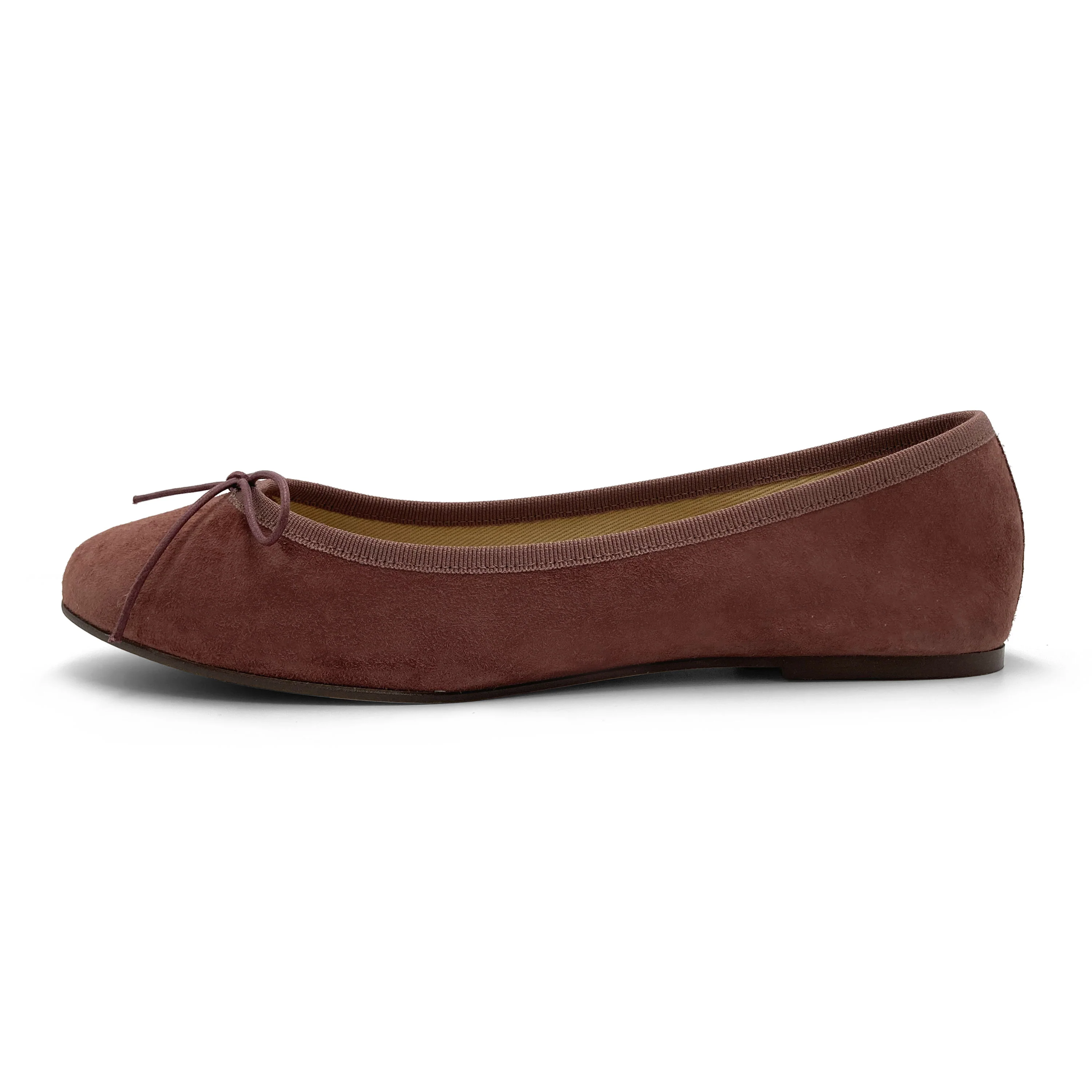 Wine suede ballet flats - Image 4
